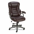 Fine-Line Birns Series High-Back Task Chair, Brown FI3215601